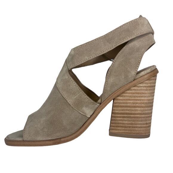 Marc Fisher LTD Taupe Vega Sandal - Size 6.5 - Women - Picture 5 of 14